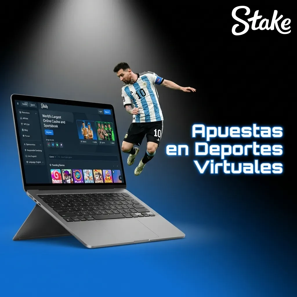 Pantalla de apuestas de deportes virtuales mostrando fútbol y carreras con gráficos 3D en tiempo real
